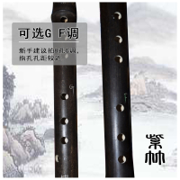 洞萧民族乐器箫初级紫竹洞箫六孔萧八孔箫G调F调紫竹箫笛子