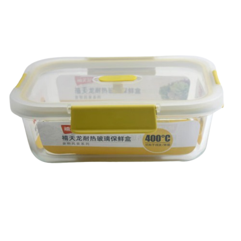 禧天龙(Citylong)H-8485玻璃保鲜盒 家用冰箱微波炉烤箱便当盒带盖密封小汤碗餐盒