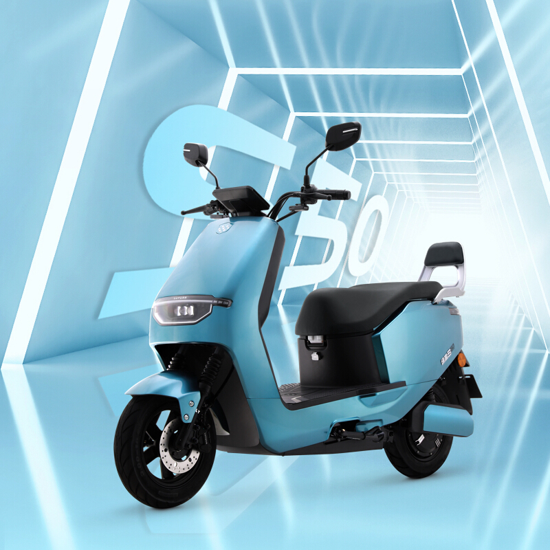 绿源液冷超续航电动车72v23a石墨烯高能电池电动摩托车通勤代步外卖