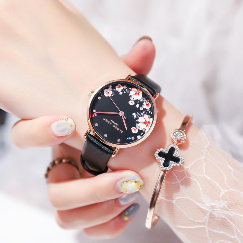 daybird手表女ins风学生简约气质女士手表女款时尚防水森女系腕表