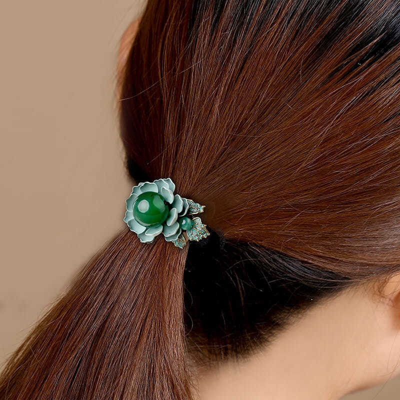 图片款复古头饰古风发饰发绳成人饰品头绳皮筋个性绑马尾的扎头发发圈