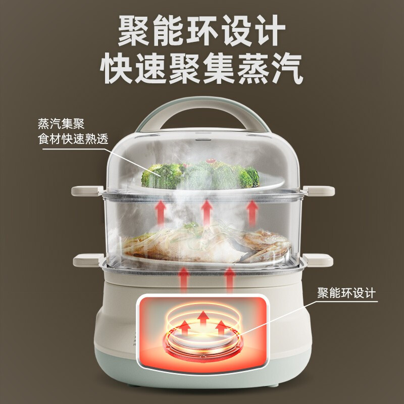 小熊电蒸锅DZG-C60W9高清大图