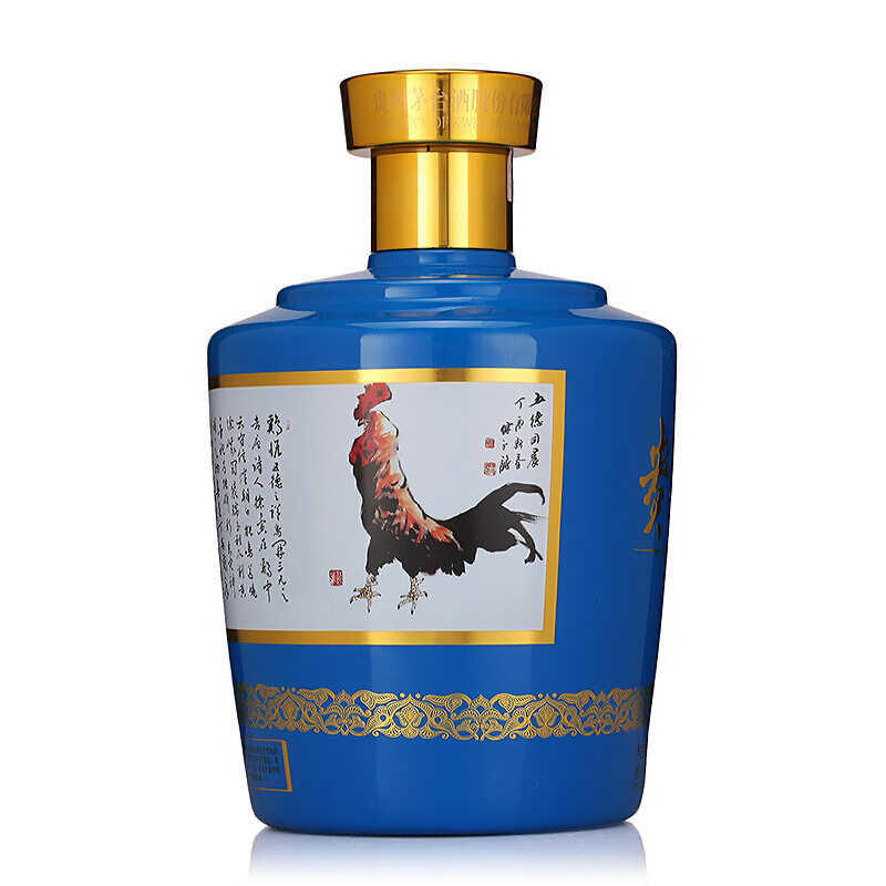 茅台贵州大曲生肖鸡年53度酱香型白酒25l礼盒装