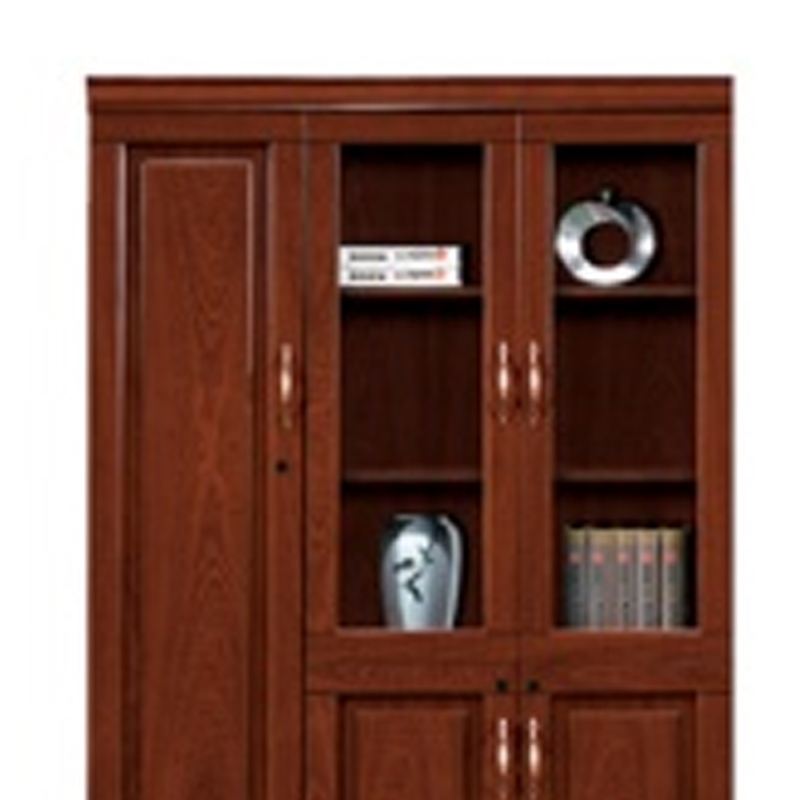 大央文件柜SL-103左 1350W*420D*2000H书架落地置物架客厅家用靠墙收纳柜子储物柜办公室文件柜简易书高清大图