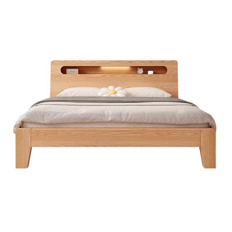 鑫木樽床1.5米+床头柜*1组高清大图