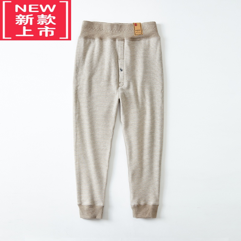 可莉允加肥加大男童保暖裤内穿中大童胖童加绒秋裤加厚儿童胖女童棉裤