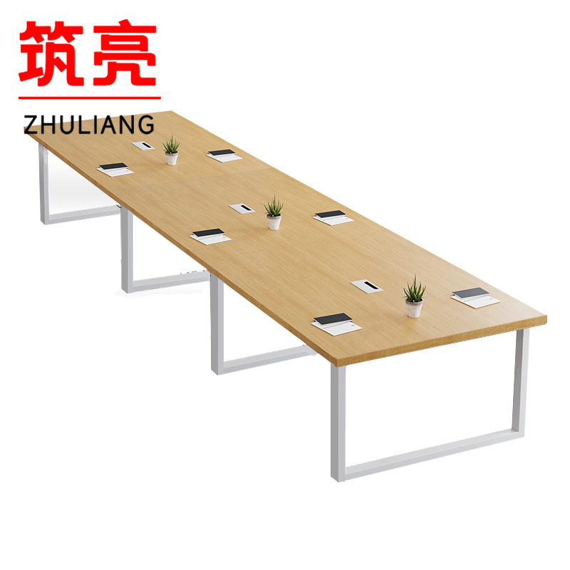 筑亮 会议桌 600*120*74cm 张高清大图