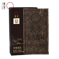 [送茶刀,赠品不叠加]天方黑茶760g/盒装 特制砖茶 黑茶 古法制作