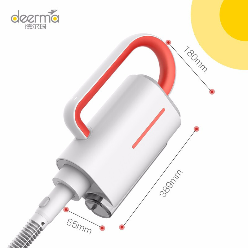 德尔玛 （Deerma）家用高温蒸汽杀菌拖把干湿一体清洗擦地机清洁机拖地机ZQ610蒸汽吸尘器