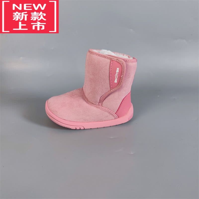 可莉允[紫艺店]童鞋男女童冬季加绒大棉鞋 儿童雪地靴防滑软底图片