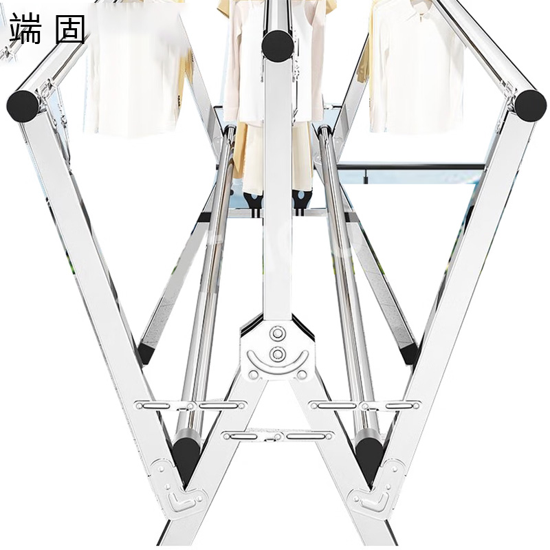 端固 晾衣架 三杆 YIHJH 个高清大图
