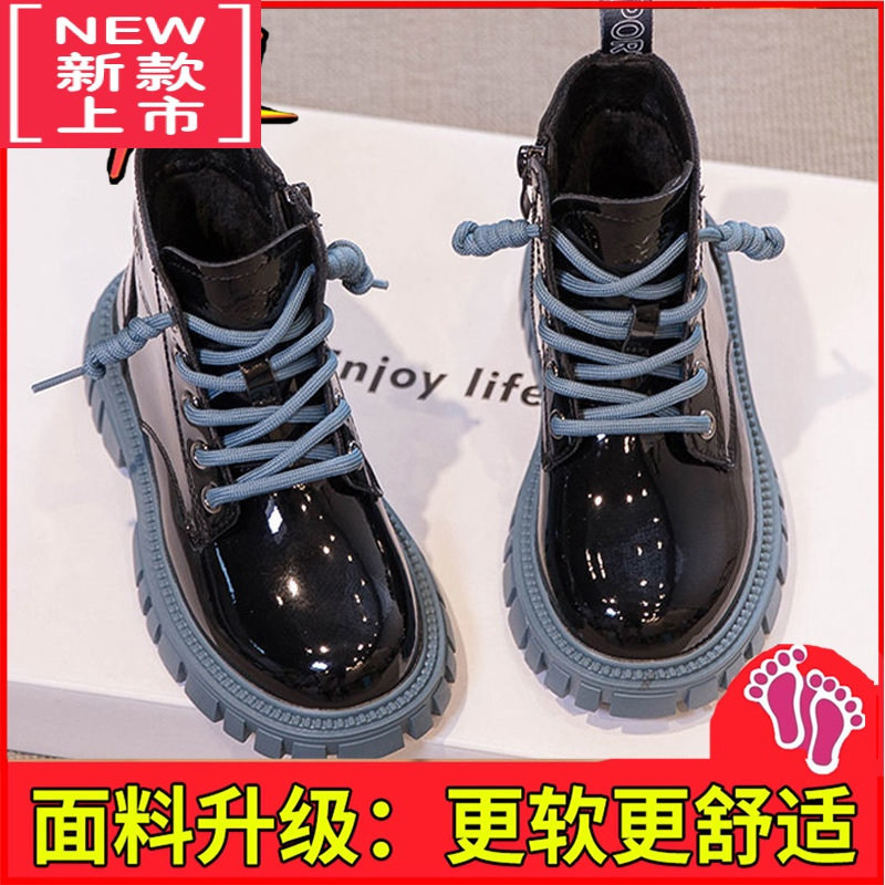 可莉允女童马丁靴2022新款夏季儿童软底短靴中大童时尚单靴女童靴子春秋
