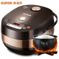 苏泊尔 电饭煲 金属拉丝机身 不粘内胆 多种烹饪功能 4升 SF40FC663