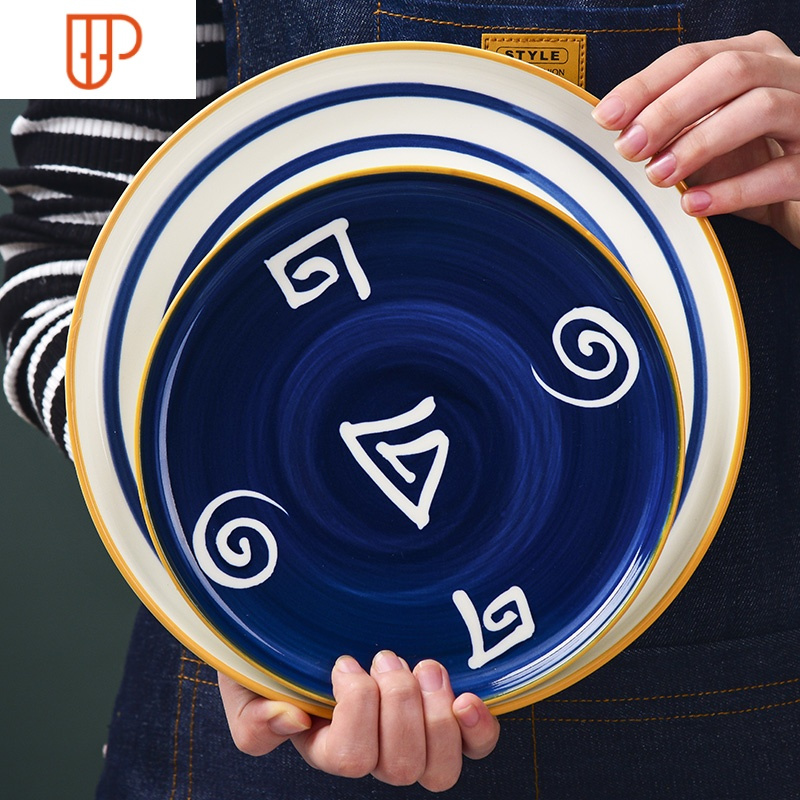 碗碟套装家用盘子创意网红日式餐盘陶瓷菜盘西餐碟子托盘北欧餐具国泰