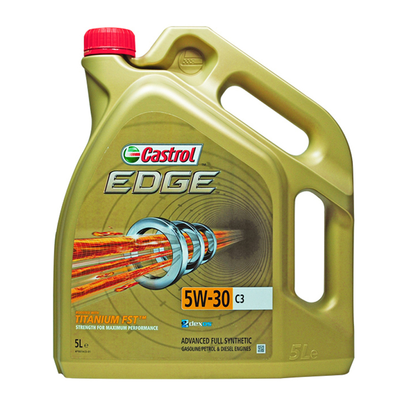 [极护全合成]Castrol嘉实多 欧洲进口 EDGE FST 5W-30 C3 SN级 全合成机油 5L
