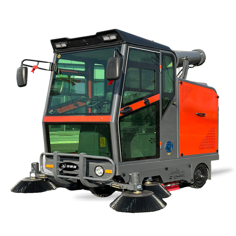 京世嘉 五刷款驾驶式48V150AH 电动扫路车 JS-2100BD 红色 BDZSSC