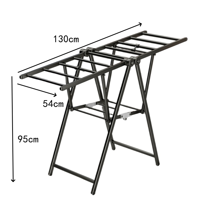 珂攸洋落地晾衣架标准黑 130*54*95cm