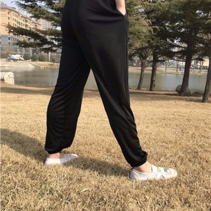 男裤迷彩灯笼裤冰丝跑裤练功裤宽松大码休闲裤中老年长裤 YUANSU男士休闲裤