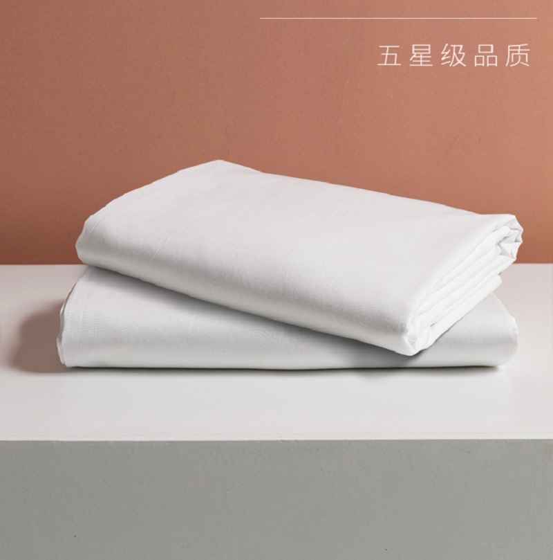 全棉床单 40支床单 纯白床单 210*280cm 床高清大图