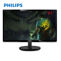 飞利浦（PHILIPS）19.5英寸LED宽屏 液晶电脑显示器 16:10显示屏 206V6Q (VGA+DVI)