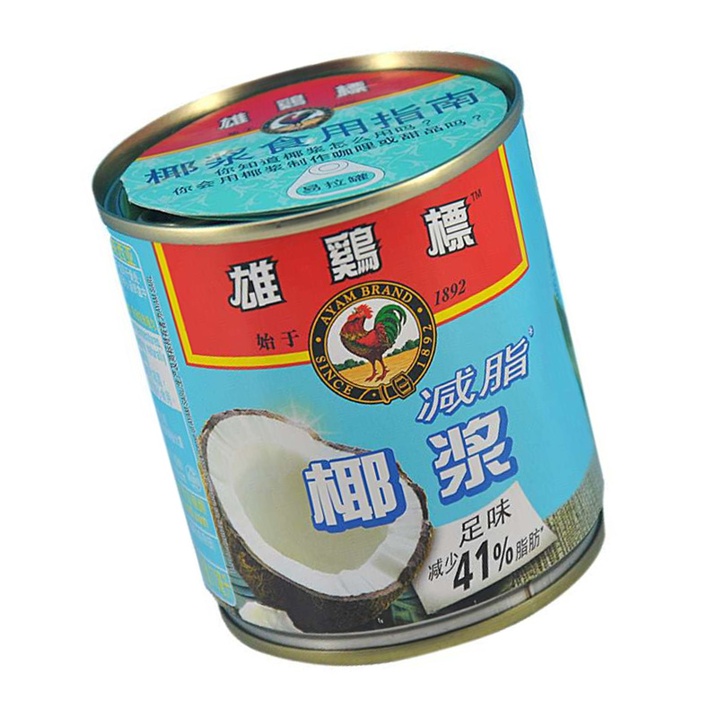 雄鸡标(Ayam Brand) 减脂椰浆 270ml*2(马来西亚)高清大图