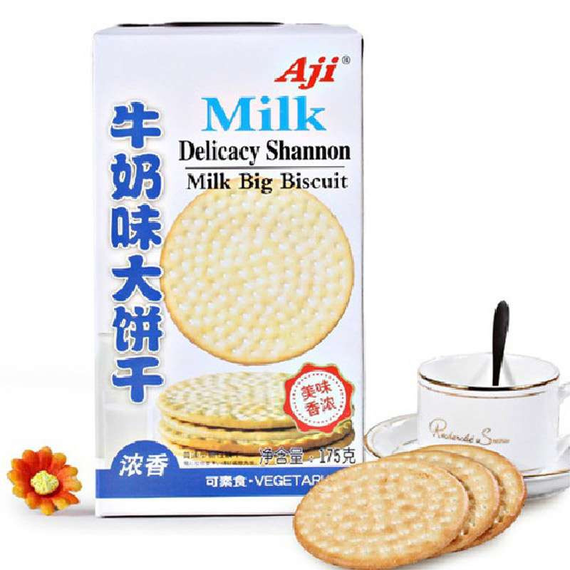 Aji牛奶味大饼干175g