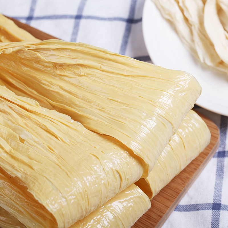 金唐ktang八荒腐竹200g黄豆原浆腐竹豆皮干货火锅涮菜凉拌菜