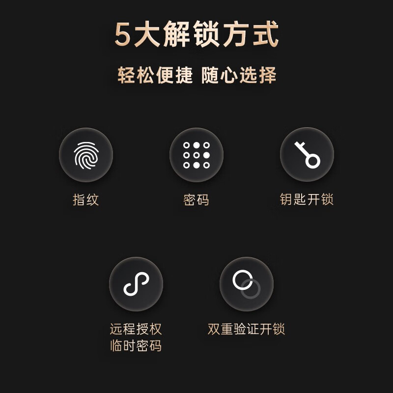 凯迪仕(KAADAS)K20-V可视猫眼全自动智能锁指纹锁 家用防盗门锁木门电子锁 APP远程临时密码锁