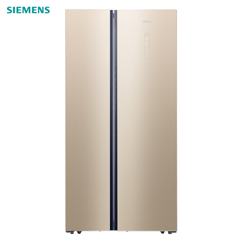 SIEMENS/西门子502升 超薄对开门冰箱 家用双开玻璃门冰箱 风冷无霜 BCD-502W(KA50SE30TI)
