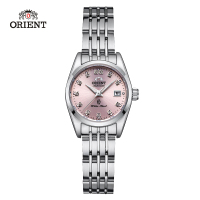 东方双狮(ORIENT)手表女全自动机械女表钢带镂空防水时尚女表送老婆送女友生日礼物 优雅粉SNR1U002Z0