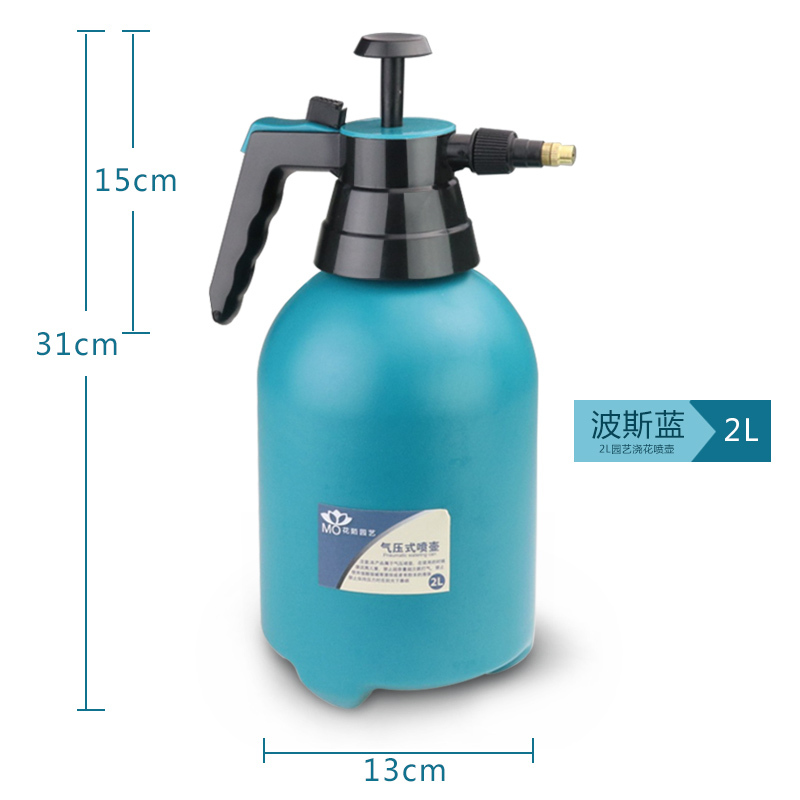 花陌园艺小型手动气压式压力浇花壶喷壶喷雾锁扣式家用绿植浇水壶_1高清大图