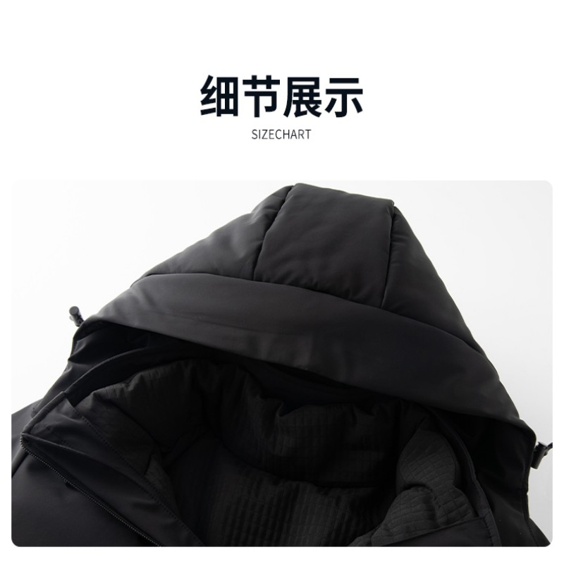 TDUO中长款商务夹克式羽绒服R12 件高清大图