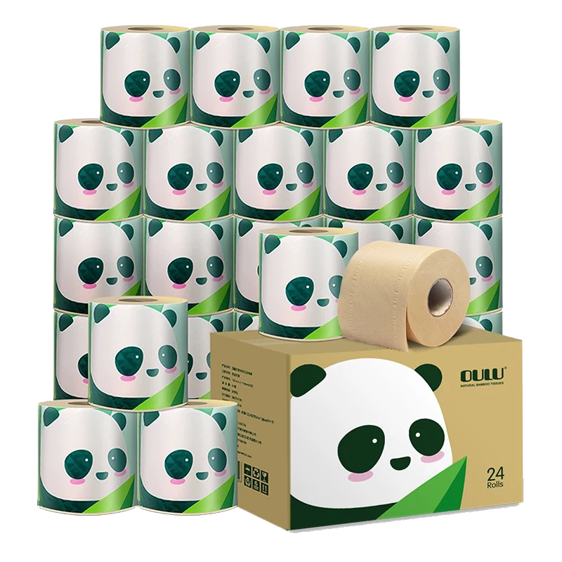 鸥露 本色速溶卷纸三层150g*16卷卫生纸 有芯卷筒纸巾(整箱销售)
