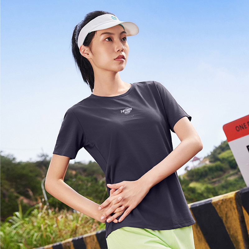 361°运动t恤夏季新款速干衣上衣健身跑步薄款短袖简约纯色百搭高清大图