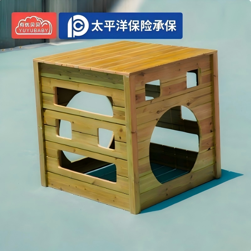 有优贝贝(YUYUBABY)儿童游乐设备幼儿园户外体育器械攀爬箱感统训练攀爬玩具60cm跳跃类运动高清大图