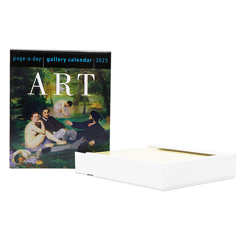2025年画廊日历 艺术 [正版]2025年画廊日历艺术每天一页 英文原版 Art Page A Day Gallery高清大图