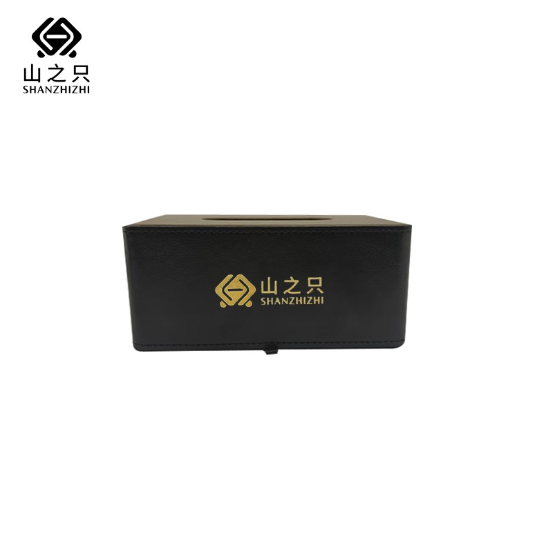 山之只 皮质纸巾盒 MZ1127-A 个高清大图