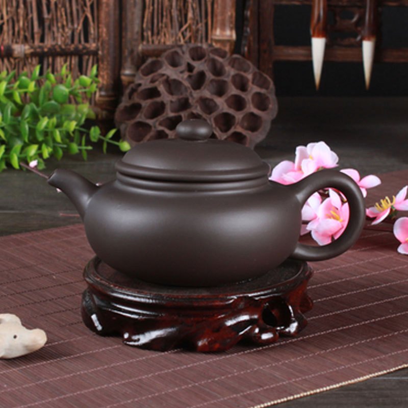 紫砂壶泡茶壶过滤大号仿古茶壶小陶瓷家用冲茶器花茶壶生活日用家居器皿水具水杯创意简约客厅茶几泡茶茶壶