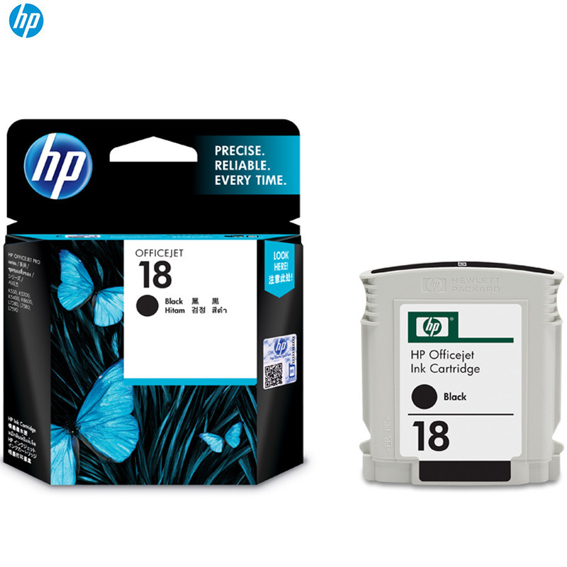 惠普(HP)C4936A 18 黑色墨盒(墨盒/墨水)适用 HP OfficejetL7380 L7580 L7590