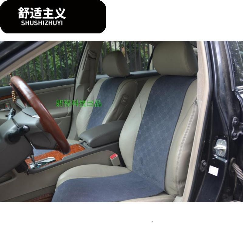 点烟器外置碳纤维汽车加热坐垫电加热座椅冬季加热垫车载加热坐垫