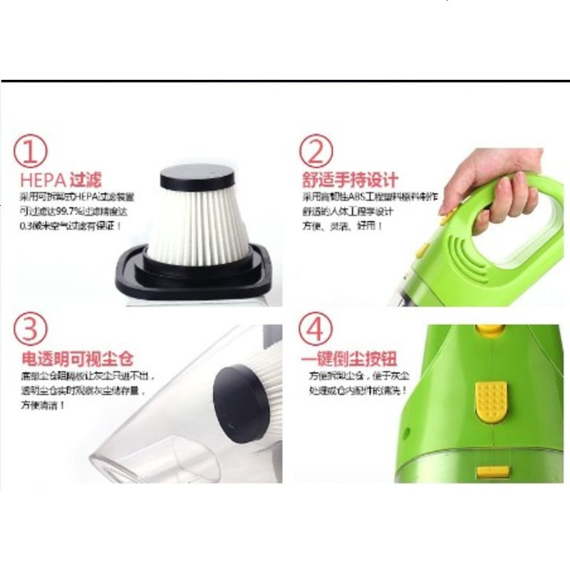 适用于J&amp;mp;K强劲锂电无线充电车载家用手提便携干湿两用静音旋风式