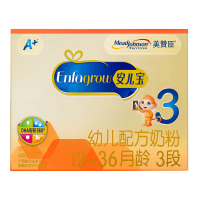 美赞臣3段奶粉（12-36个月）安儿宝A+配方奶粉1800克(600gX3组合装)*2盒装