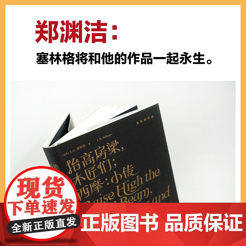 抬高房梁,木匠们;西摩:小传 塞林格作品集美国文学经典青春成长寒暑假课外阅读小说外国世界名著书排行榜译林出版社高清大图