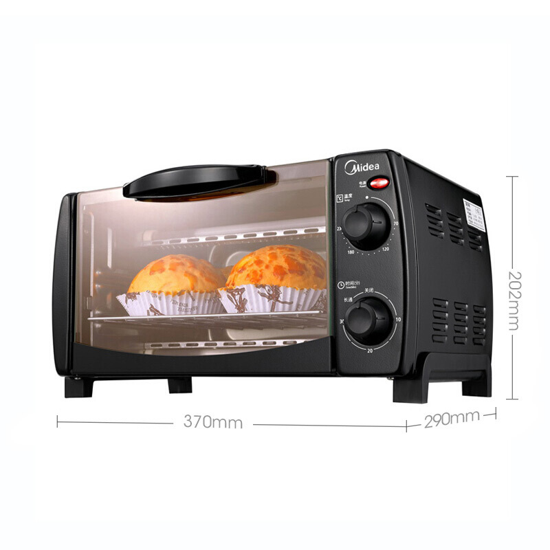 美的(Midea)MG38CB-AA 家用多功能电烤箱 38升大容量烤箱 广域控温 企业采购 38LApp操控|搪瓷内胆