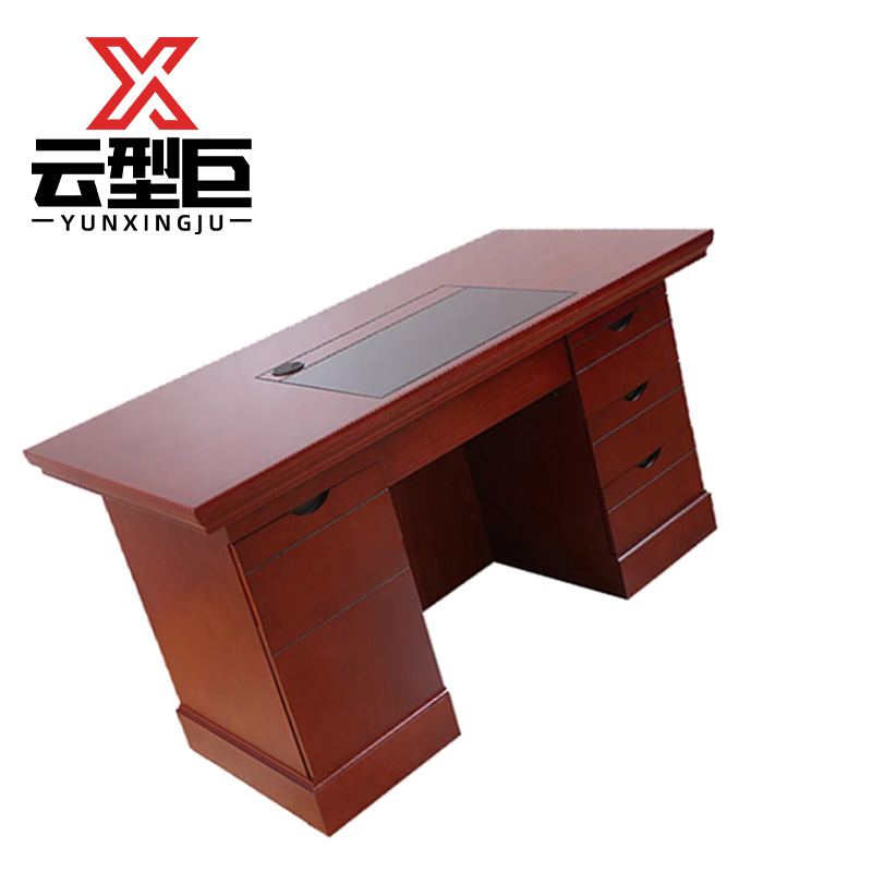 云型巨 办公桌 120*60*75cm 张高清大图