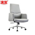 演发皮质办公椅 转椅皮质把