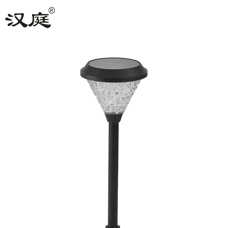 汉庭 圆形太阳能地插灯 245*740mm-白光暖光高清大图