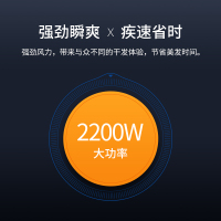 飞科(FLYCO)电吹风FH6273 2200W6档大功率均温变速健康柔风负离子功能冷热风发廊家用吹风筒