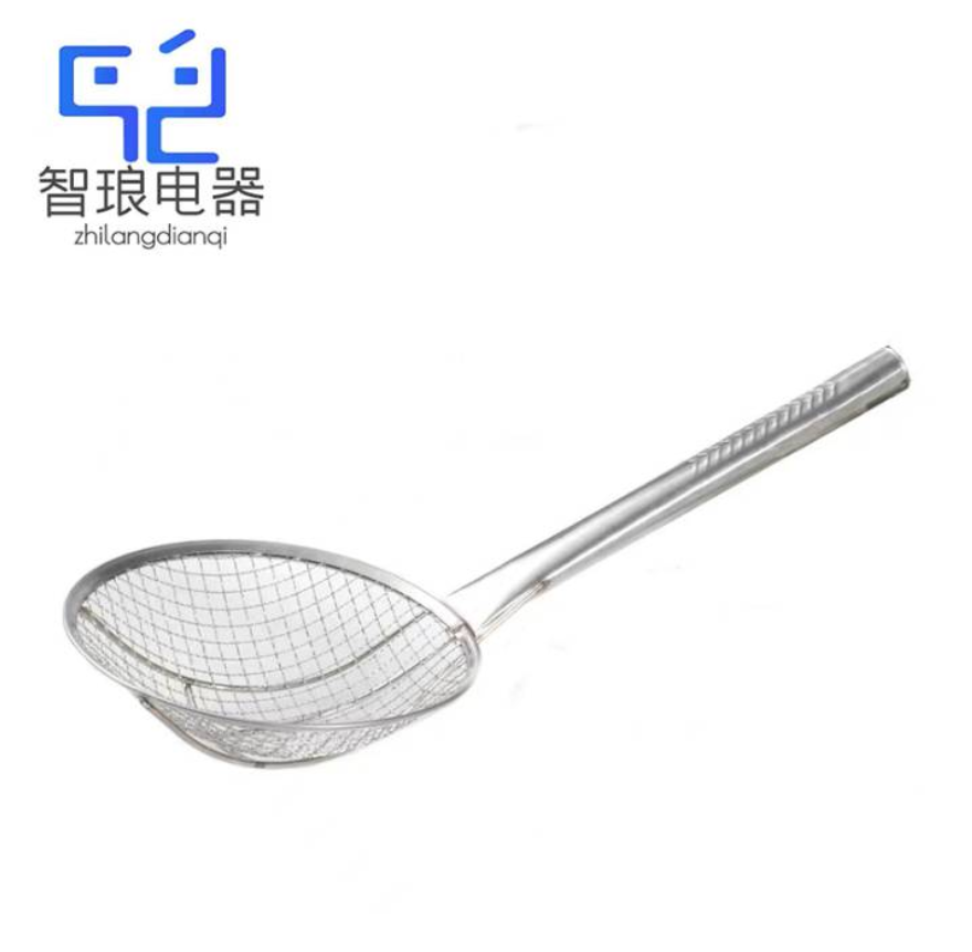 万允 加粗网不锈钢笊篱漏勺 28cm/个高清大图
