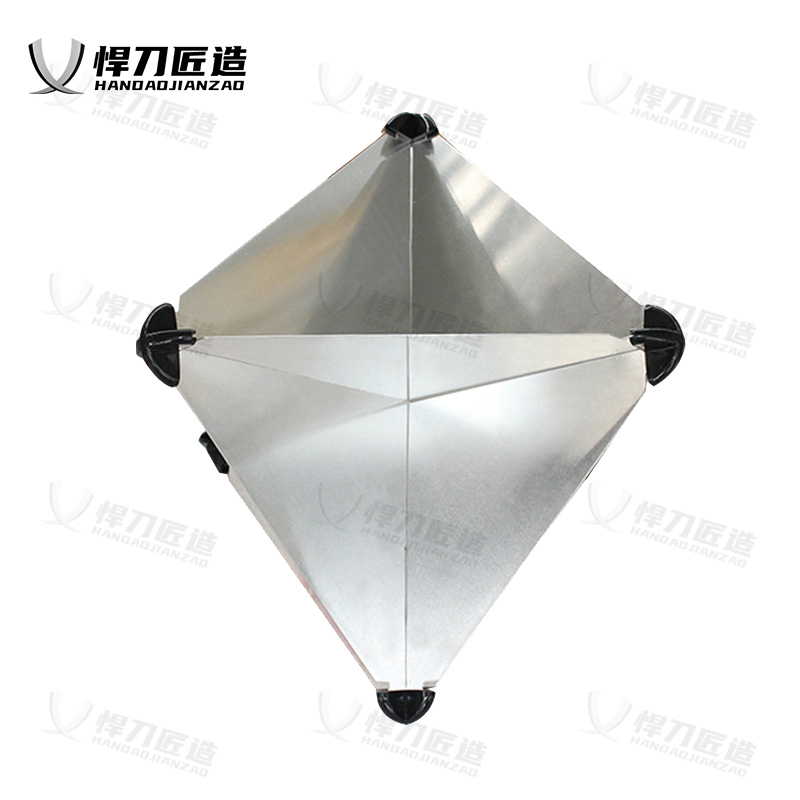 悍刀匠造 角反射器救生艇船用铝制雷达反射器应急救援角反射器 12寸含支架 HDJ-375S-12-1高清大图